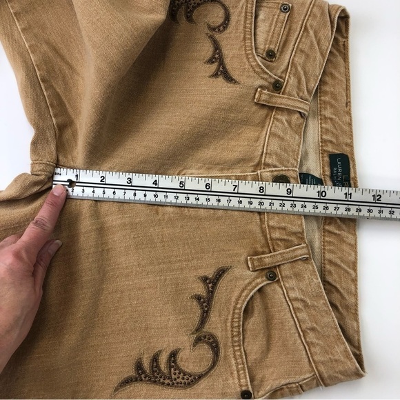 Lauren western classic bootcut jeans honey denim Size 6 coastal cowgirl - Picture 9 of 14